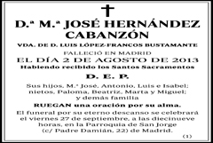 M.ª José Hernández Cabanzón